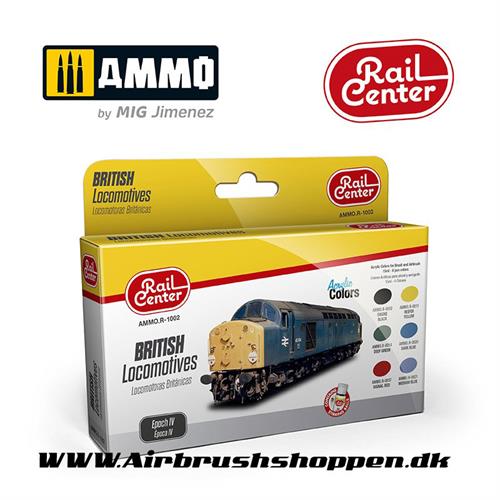 AMMO.R-1002 British Locomotives Epoch IV - 6 x 15 ml